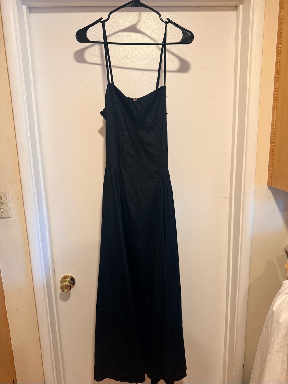 Abercrombie & Fitch Black Strapless Maxi Dress